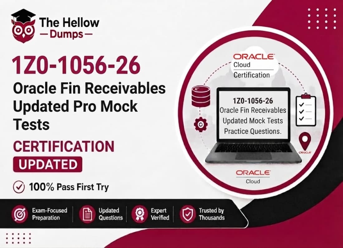 1Z0-1056-26 Oracle Fin Receivables Updated Pro Mock Tests