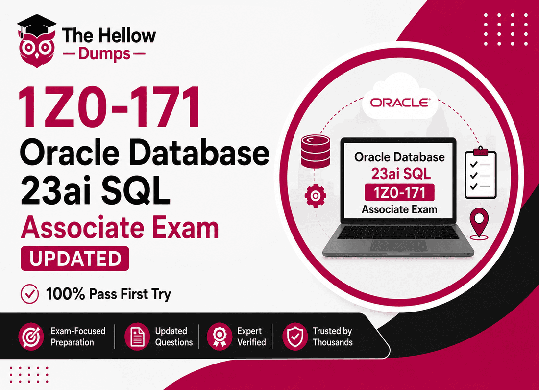 1Z0-171 Oracle Database 23ai SQL Associate Exam Updated