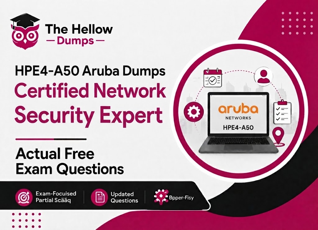 HPE4-A50 Aruba Dumps Certified Network Security Expert