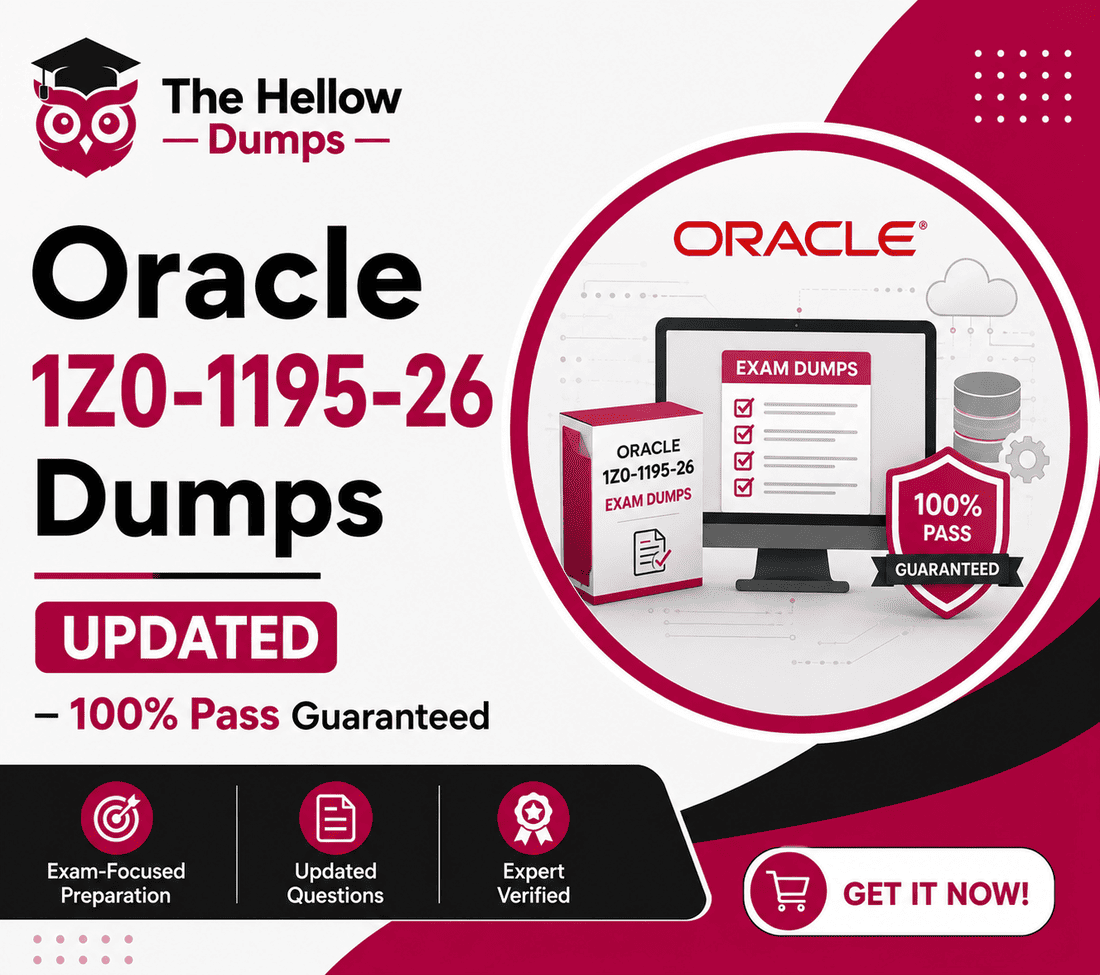 Oracle 1Z0-1195-26 Dumps Updated - 100% Pass Guaranteed
