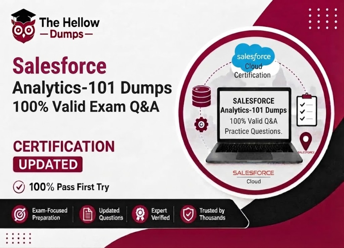 Salesforce Analytics-101 Dumps 100% Valid Exam Q&A