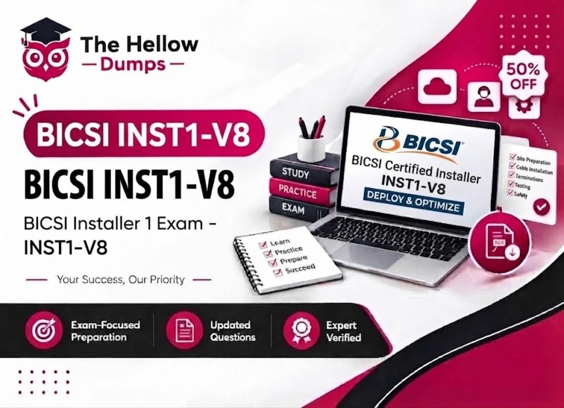 BICSI INST1-V8 PDF Dumps & Practice Questions Buy Now!