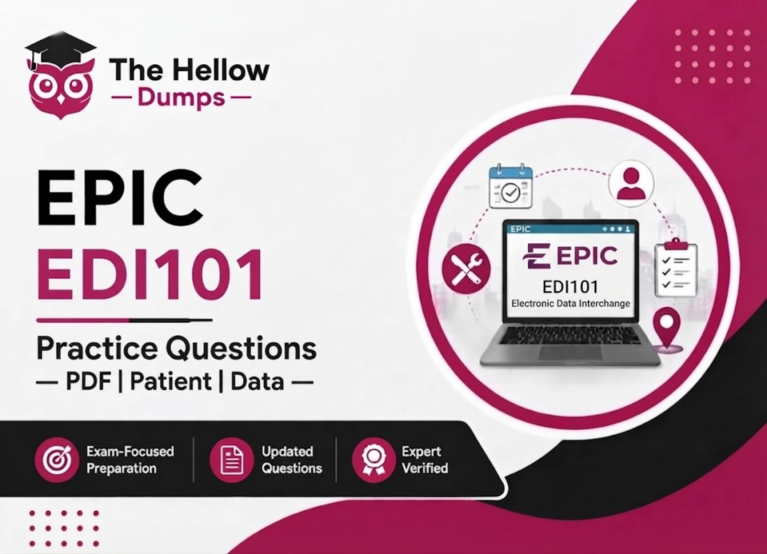 EPIC EDI101 Exam Practice Questions PDF Patient Data