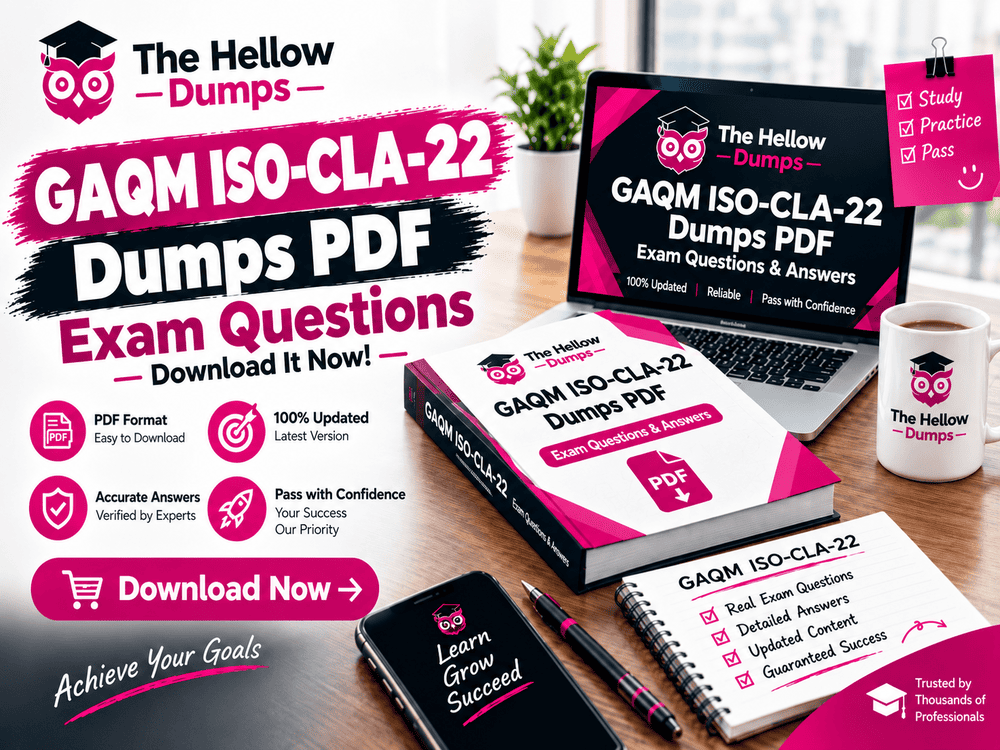 GAQM ISO-CLA-22 Dumps PDF Exam Questions Download Now!