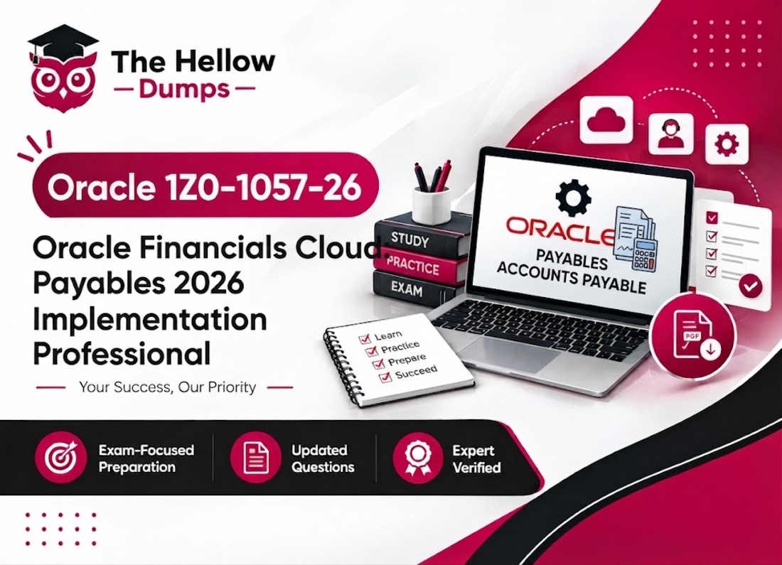 Oracle 1Z0-1057-26 Exam Dumps PDF Accounts Payable